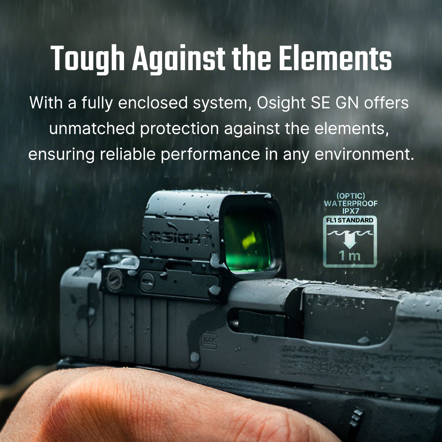Osight SE GN – RMSc Enclosed Optic