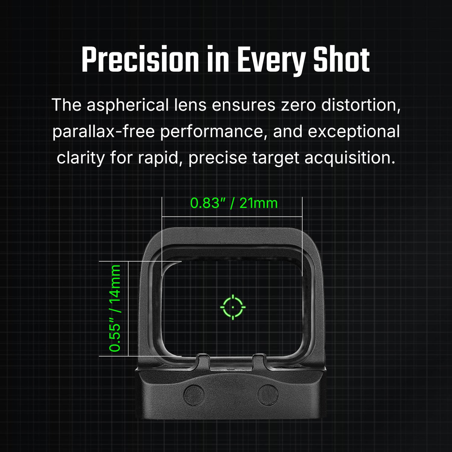 Osight SE GN – RMSc Enclosed Optic